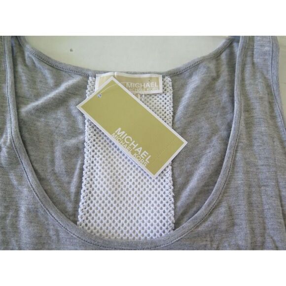 Michael Kors Women's Size XL Pearl Heather Sleeveless Racer Back Tank Top $80 - Picture 4 of 7